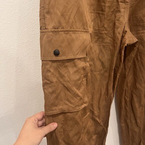 ZARA Men's Cargo Pants Sz 30/L  Utility Pockets Y2K Tapered Leg Technical Skater - Picture 2 of 10